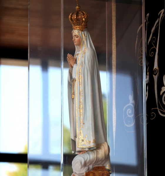 Our Lady of Fatima in the Chapel of Appartions, Fatima, Portugal, Europe, August 2013, picture 9