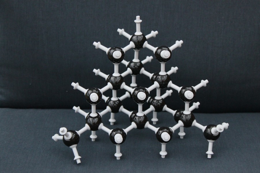 Diamantstruktur Molekülbaukasten 17