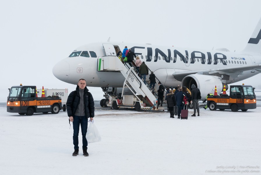 Kuusamo airport, Finland, photographed in January 2020, picture 4