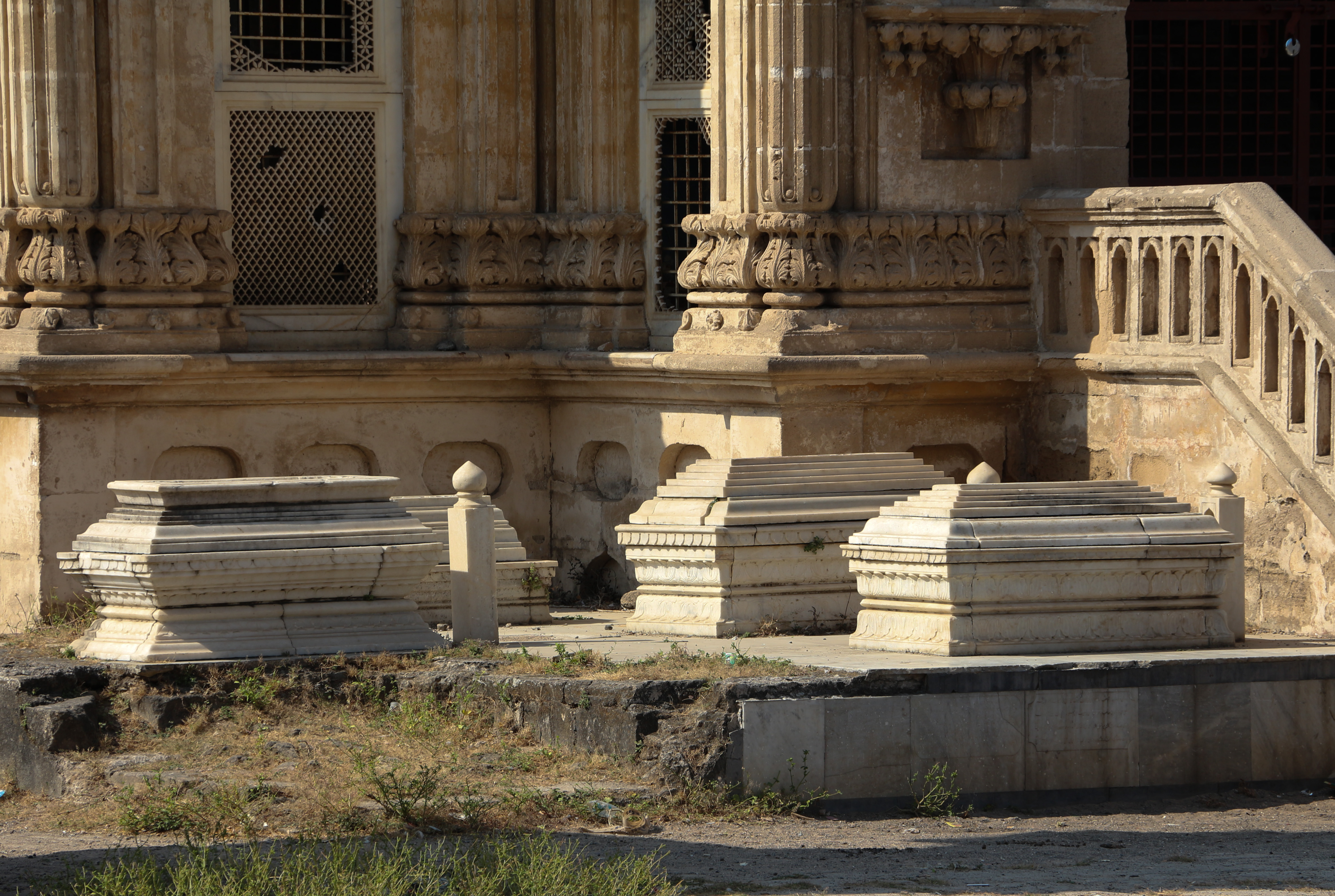 Tombs in the Mahabat Maqbara,