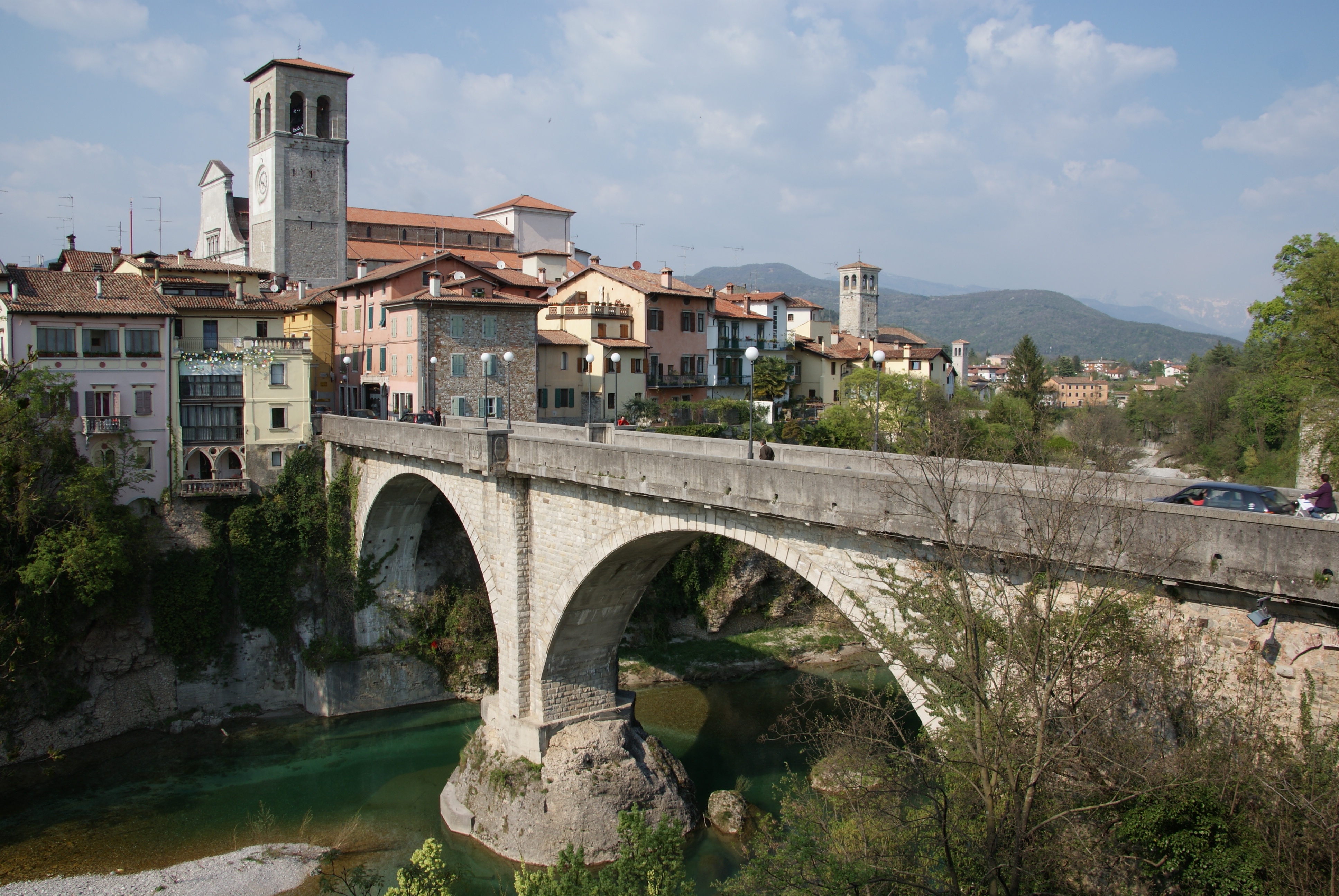 Cividale 0904 Duomo and Ponte del Diavolo