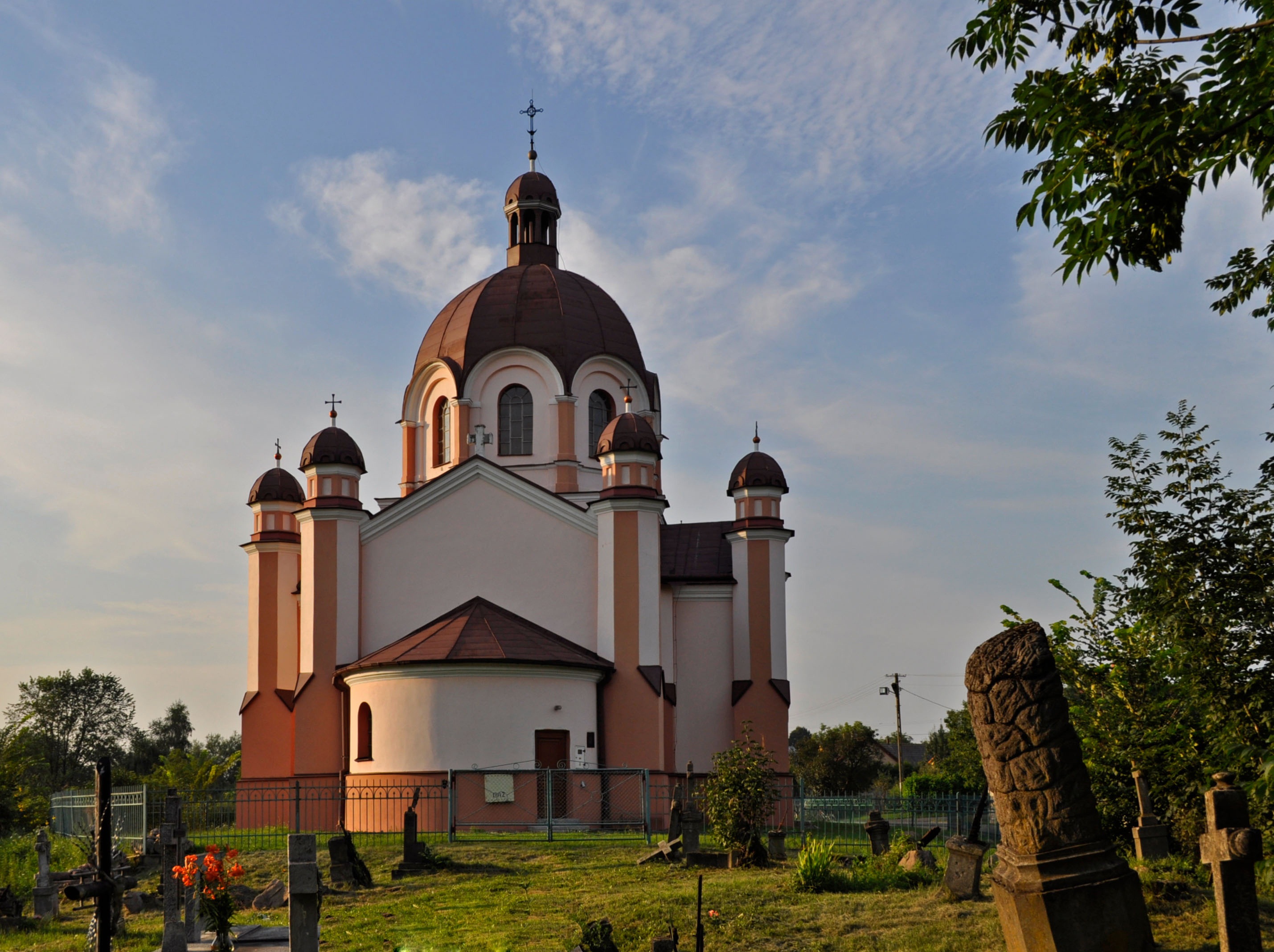 Kurylówka podkarpackie lezajski Kurylówka Cerkiew gr.-kat. ob. kosciol rzym.-kat. fil. p.w. sw. Mikolaja 1896 A-148 z 28.02.2006 02 dz