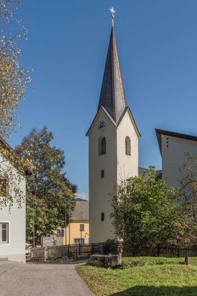 Arnoldstein Deberweg und Pfarrkirche hl Lambert 05102016 4729