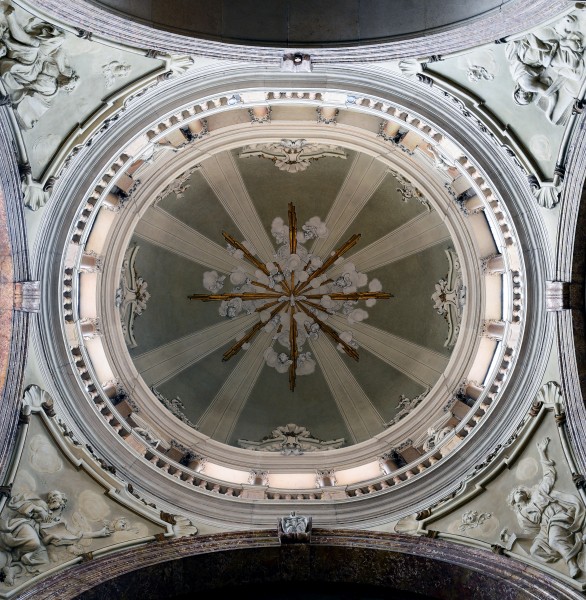 Ceiling of left chapel in Duomo (Verona)