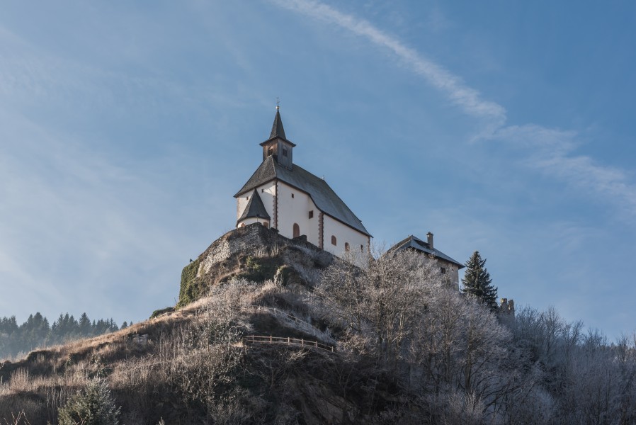 Friesach Petersberg 209 Filialkirche hl Peter O-Ansicht 21122016 5813