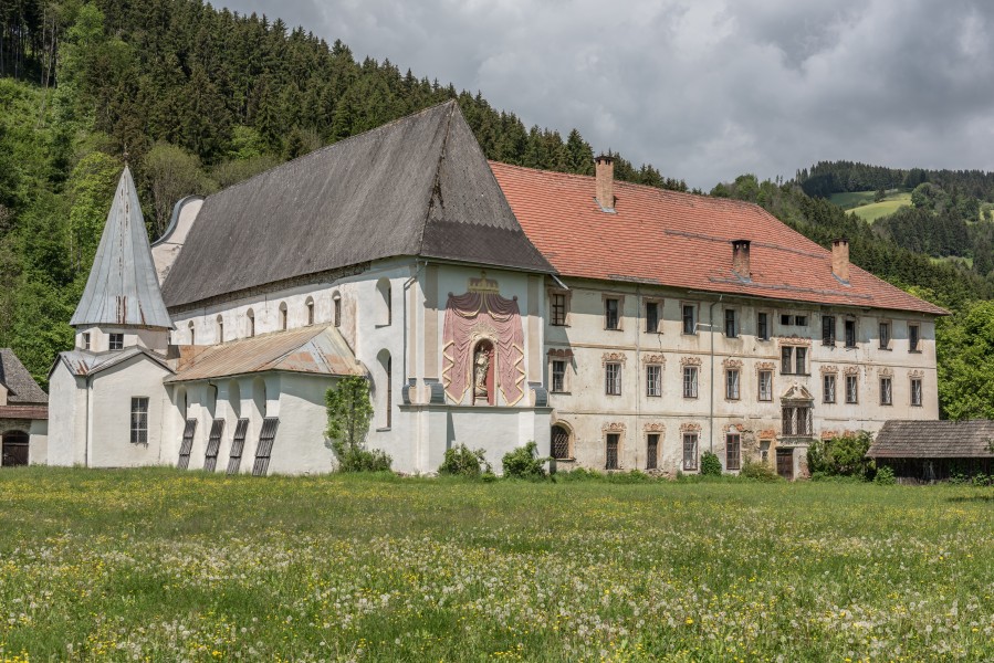 Griffen Stift mit Pfarrkirche Mariae Himmelfahrt SO-Ansicht 17052016 1983