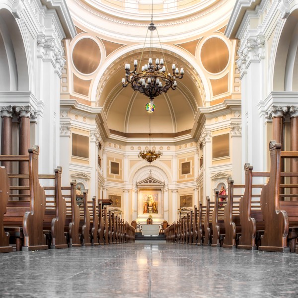 Interior da catedral Metropolitana de Porto Alegre