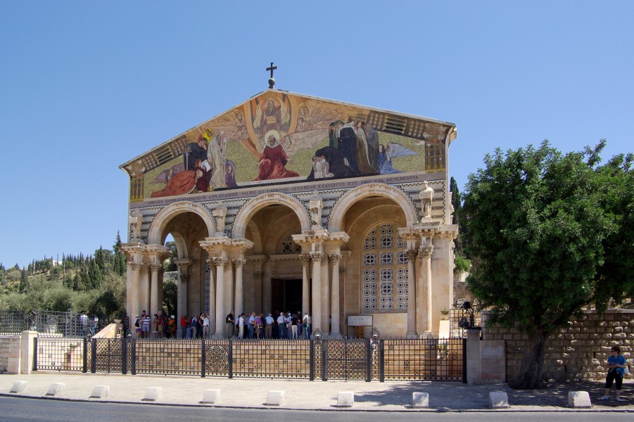 Jerusalem Church of all nations BW 6