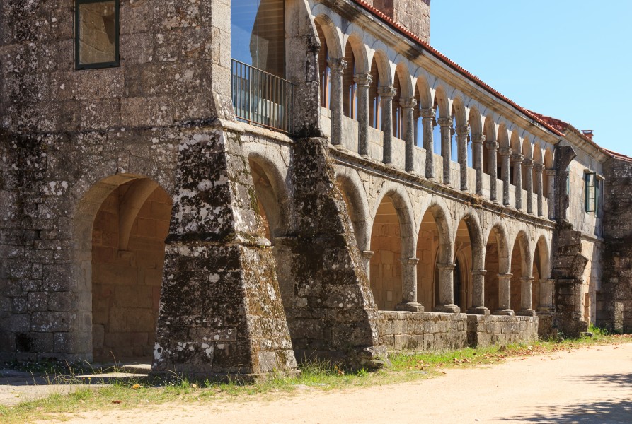 Soportais do Mosteiro de Lérez. Pontevedra. Galicia (Spain)