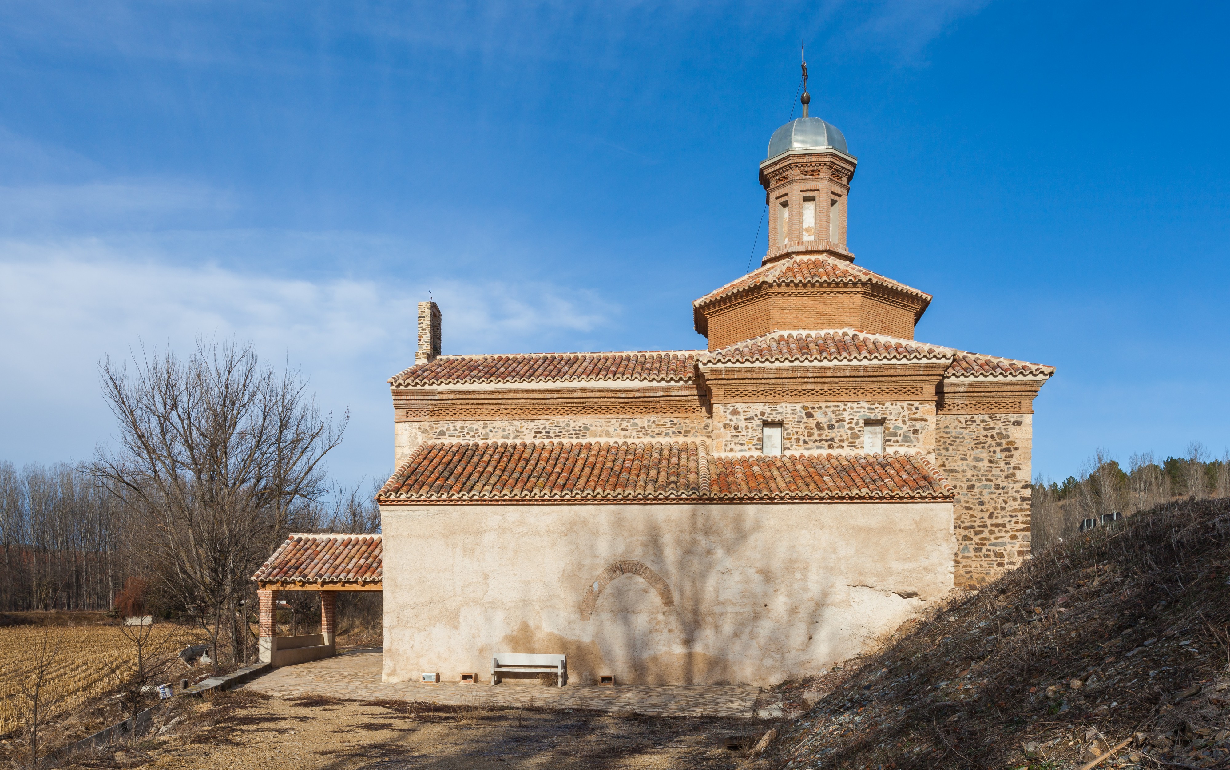 Ermita de la Virgen del Rosario, Luco de Jiloca, Teruel, España, 2014-01-08, DD 02