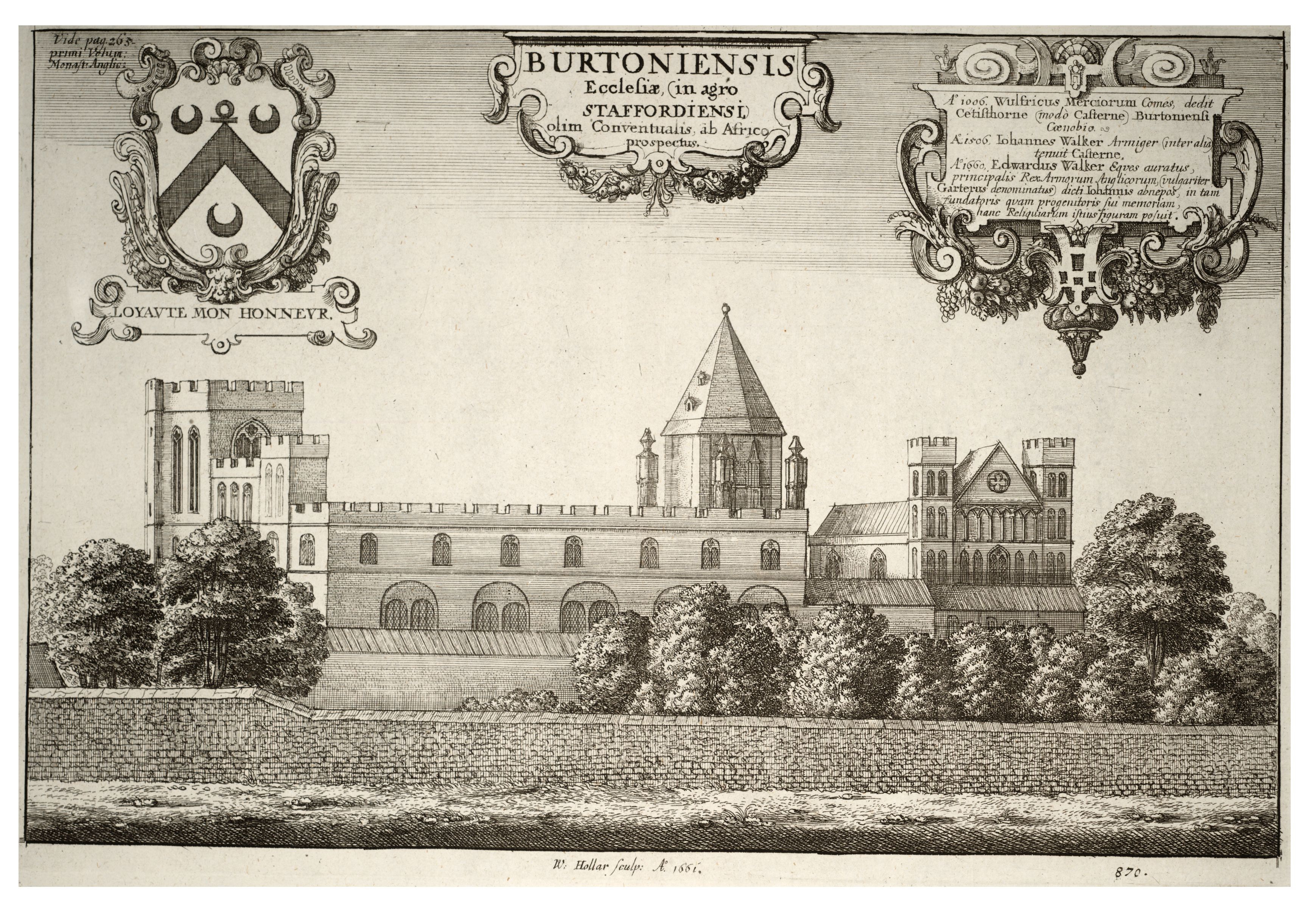 Wenceslas Hollar - Burton church (State 2)