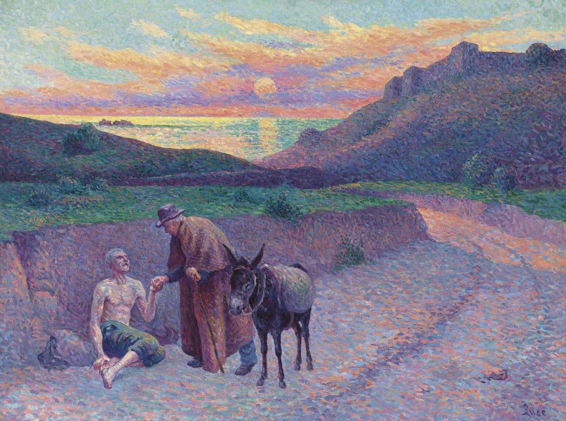 Maximilien Luce - Le bon samaritain