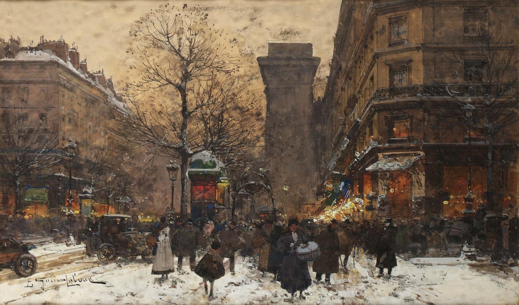 Eugène Galien-Laloue Paris Porte Saint-Martin 2