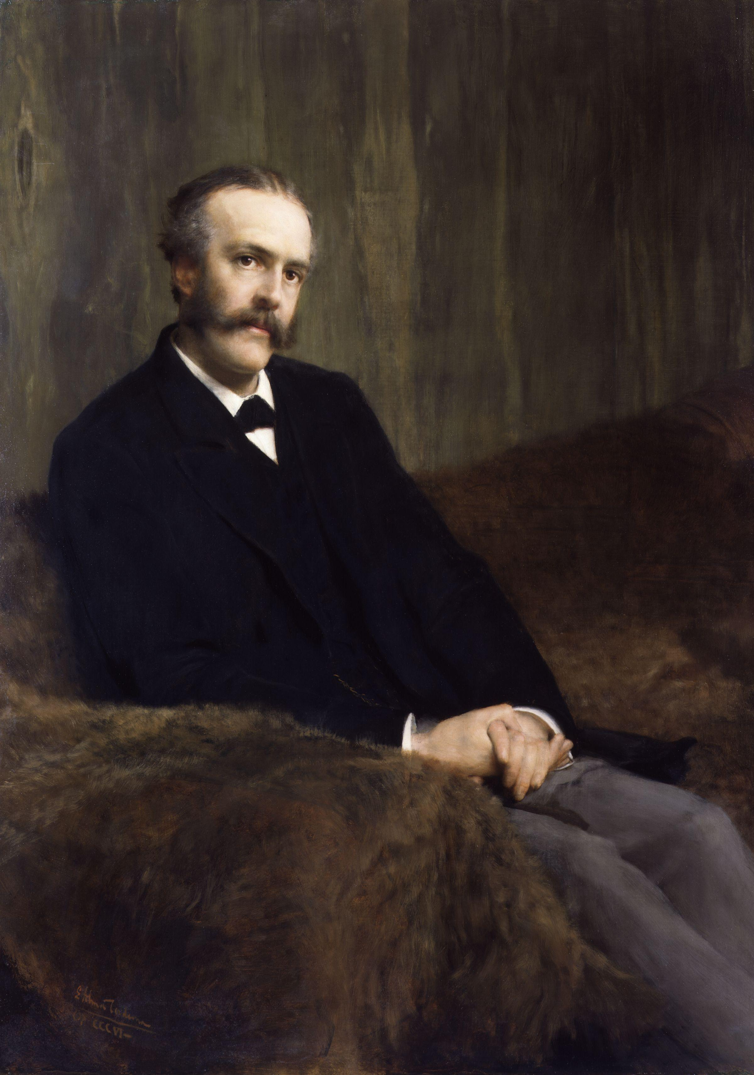 Arthur James Balfour, 1st Earl of Balfour by Sir Lawrence Alma-Tadema