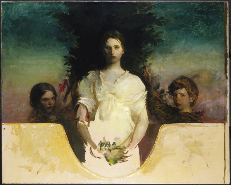 Abbott H. Thayer - My Children - Google Art Project