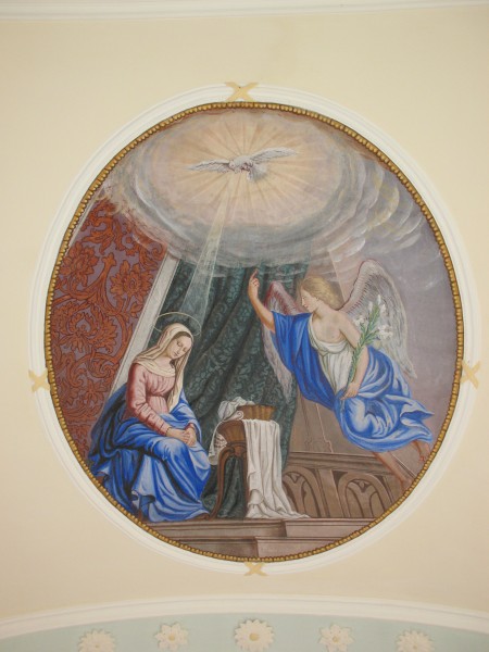 Jochberg, Wallfahrtskirche Mariae Heimsuchung, hinteres Deckenbild