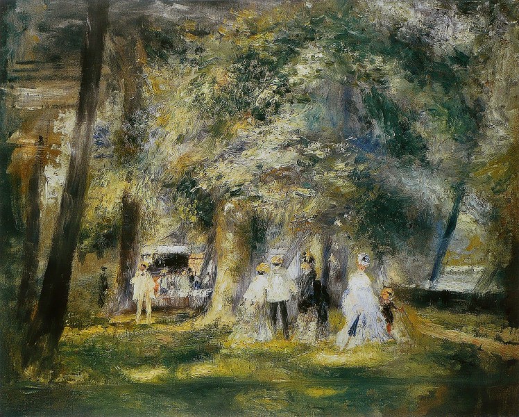 Pierre-Auguste Renoir - Dans le Parc de Saint-Cloud