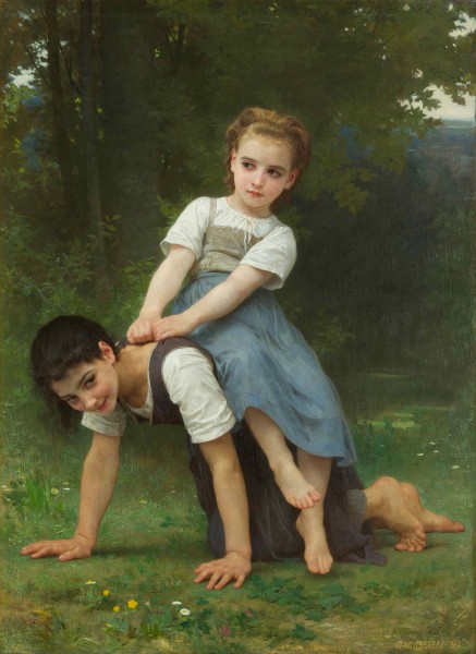 William-Adolphe Bouguereau (1825-1905) - The Horseback Ride (1884)