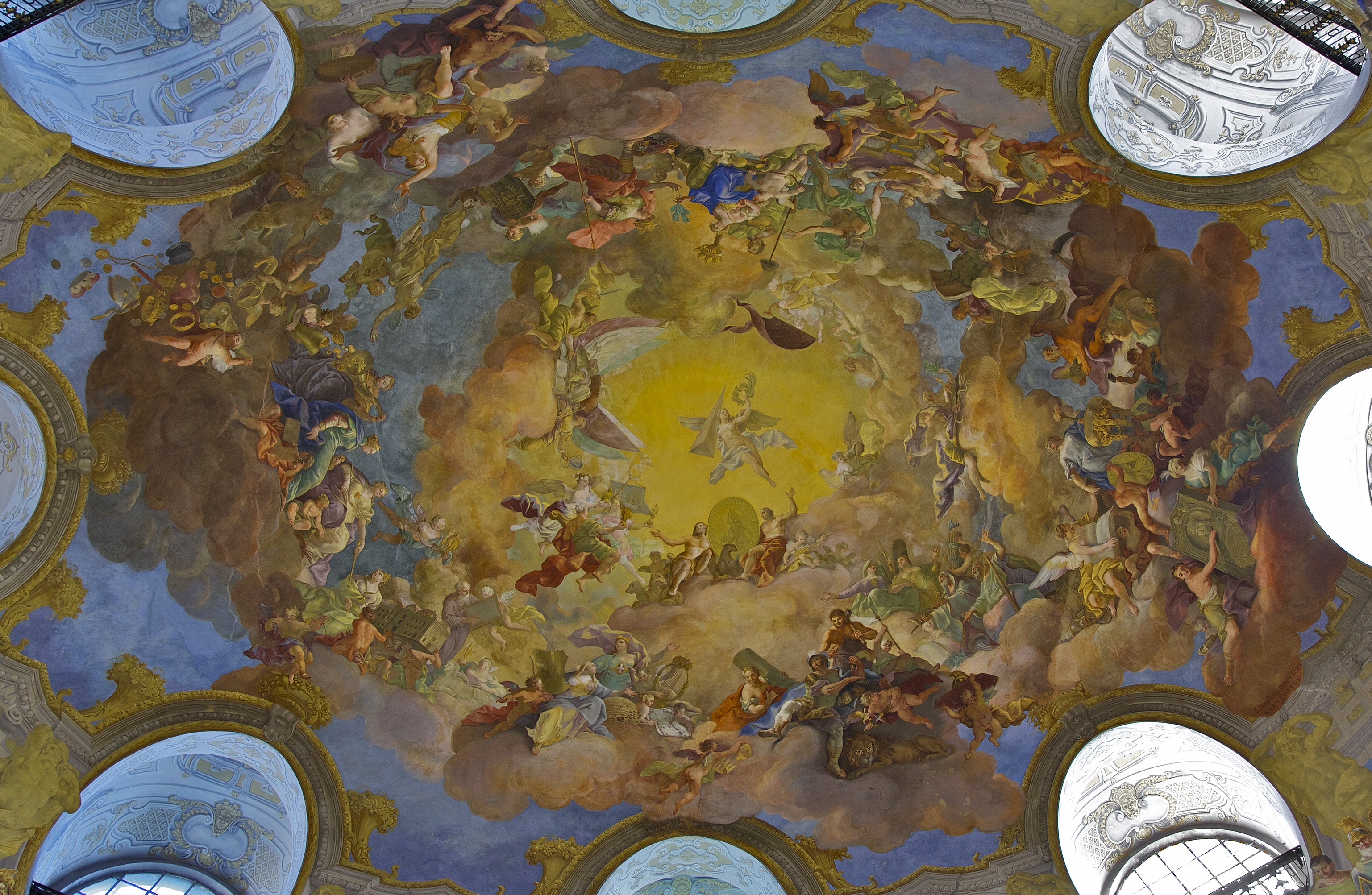 Prunksaal ceiling