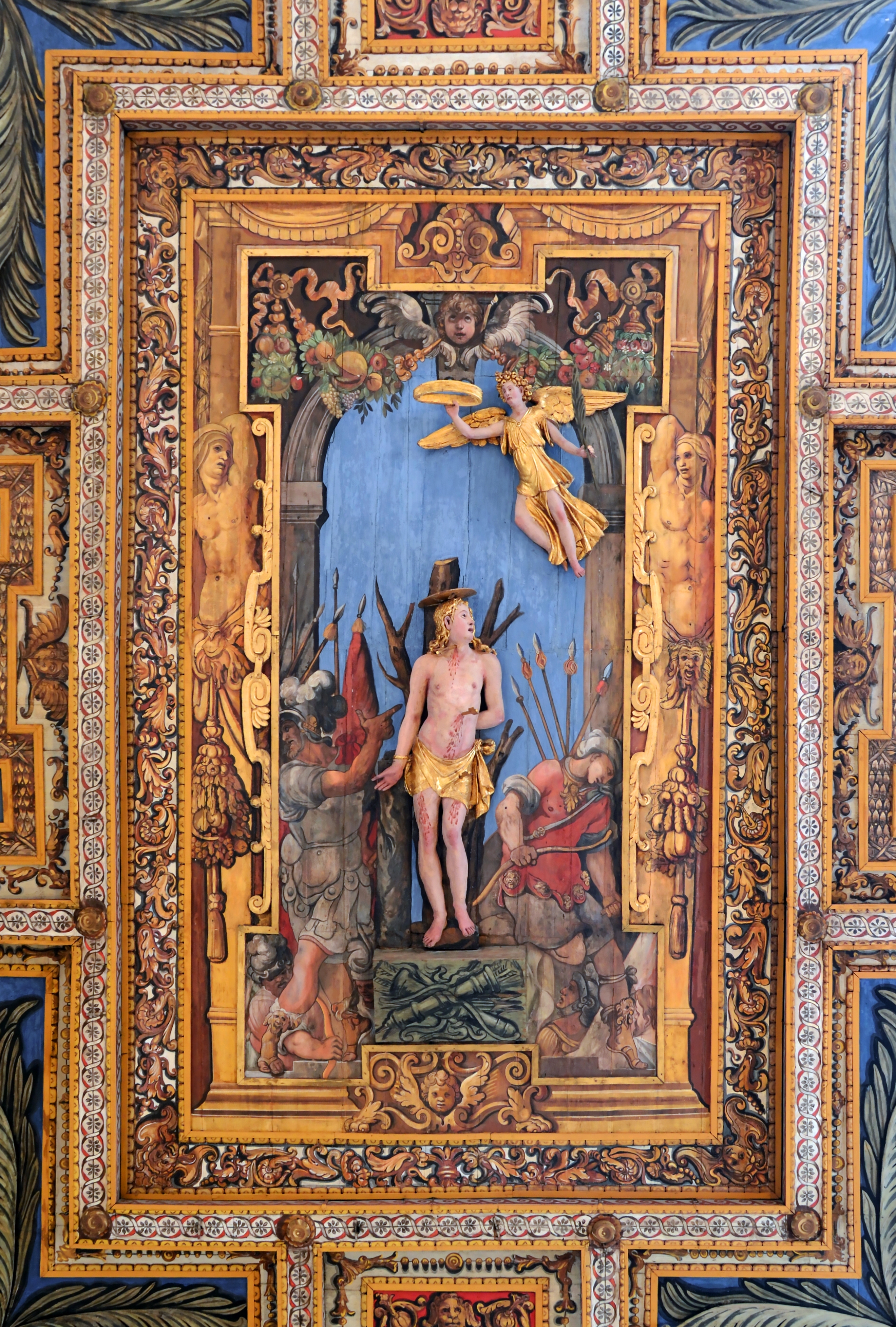 Roof of San Sebastiano fuori le mura (Rome)