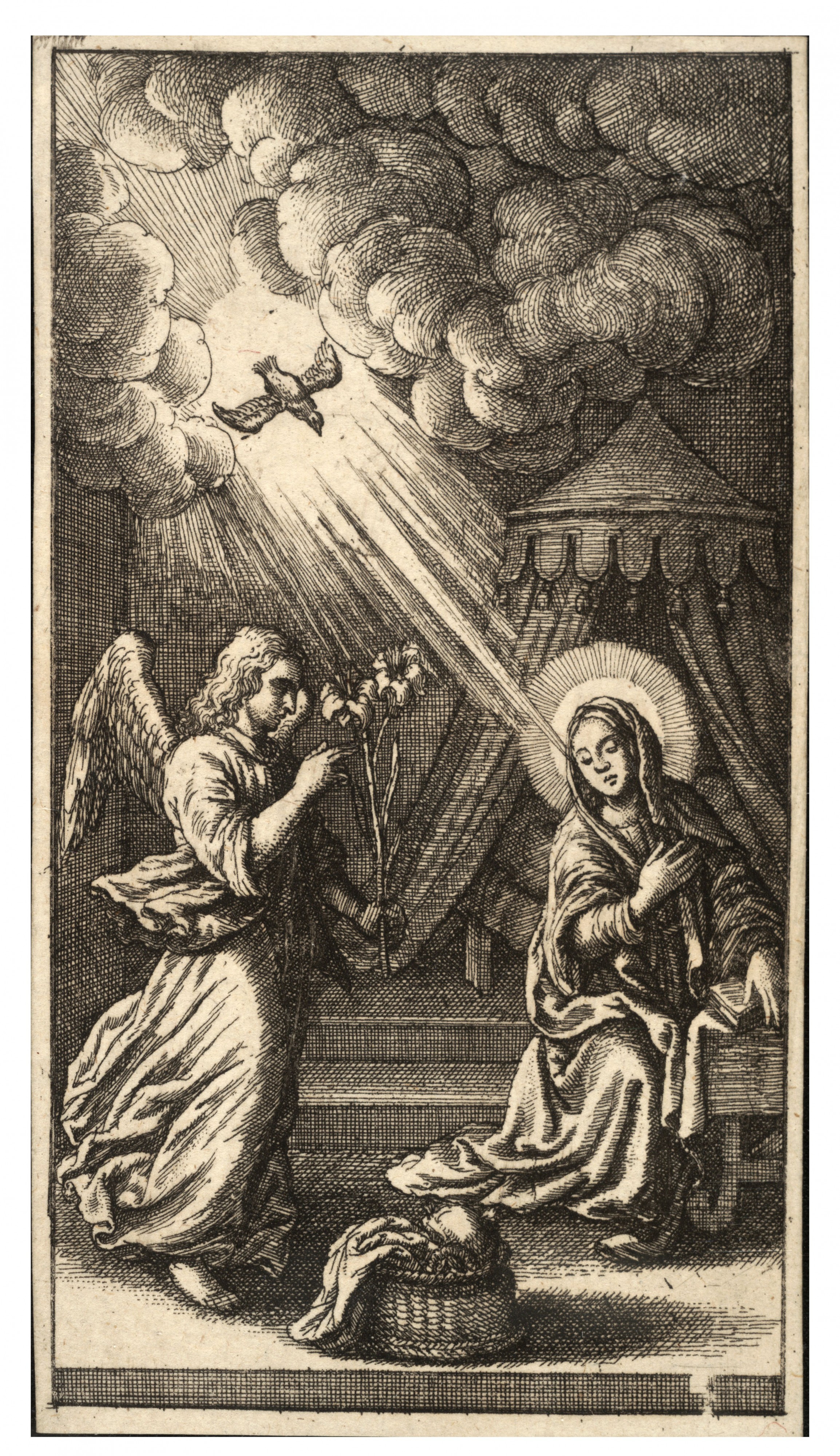 Wenceslas Hollar - Annunciation