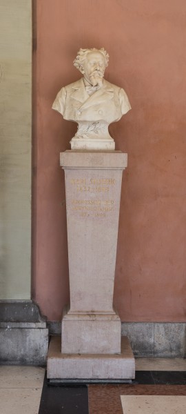 Karl Stoerk (1832-1899), physician, Nr. 129, bust (marble) in the Arkadenhof of the University of Vienna-3216