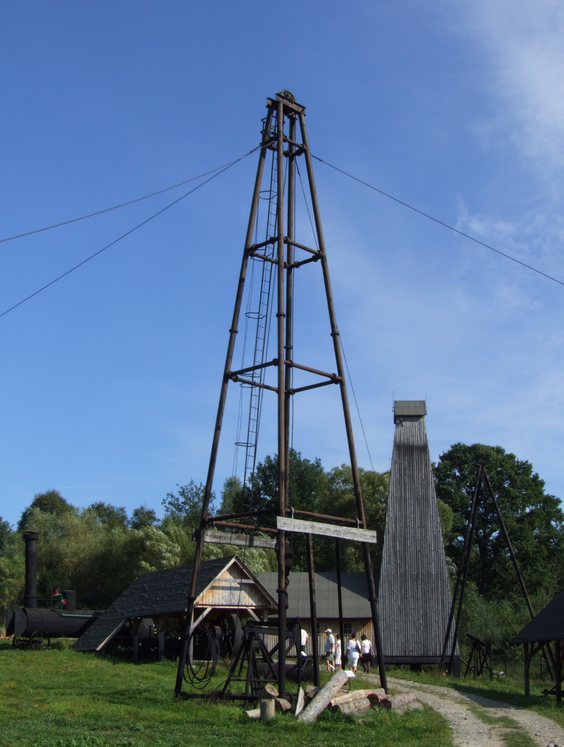 Skansen in Sanok - oil drilling rig