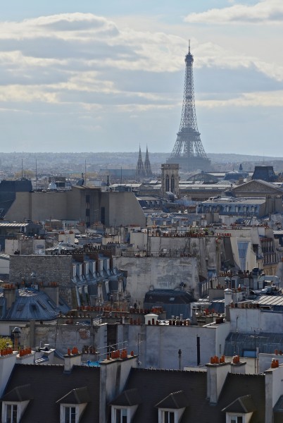 Paris Toits ouest depuis Beaubourg 2014