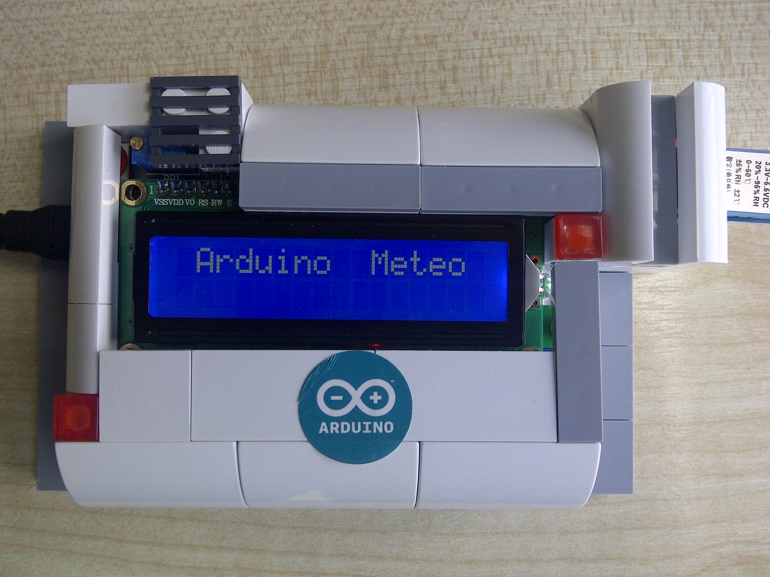 Arduino uno diy lcd weather station