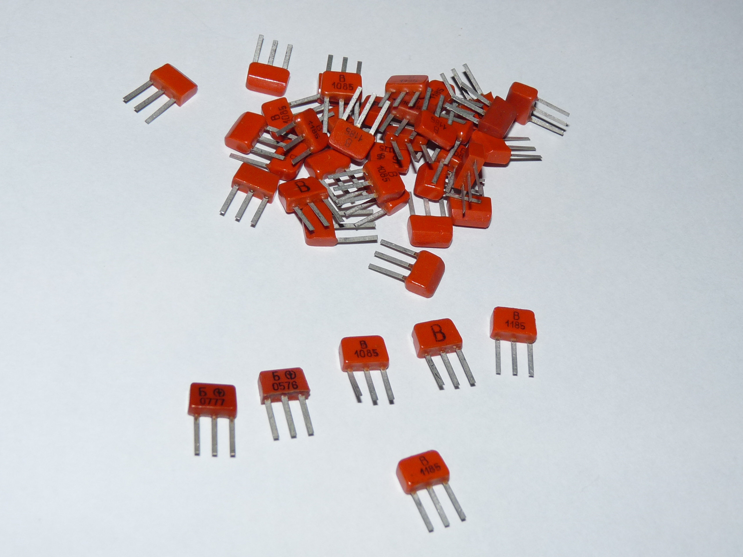 Mountain of USSR transistors