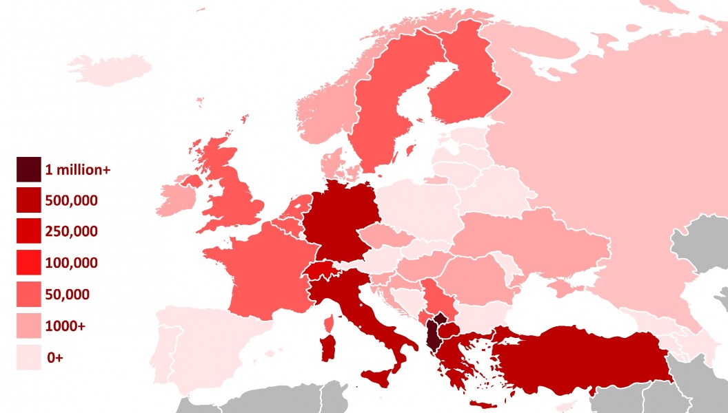 Albanians in Europe