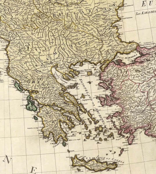 William Faden. Composite Mediterranean. 1785.I