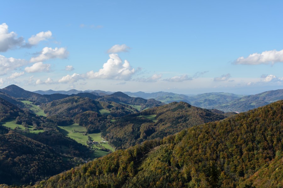 Hainfeld Kirchberg Panorama West 02