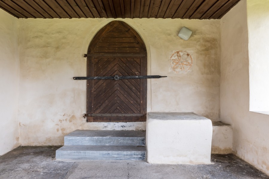 Wernberg Ragain Filialkirche hl. Bartlmä Vorhalle Portalwand 30052018 3483