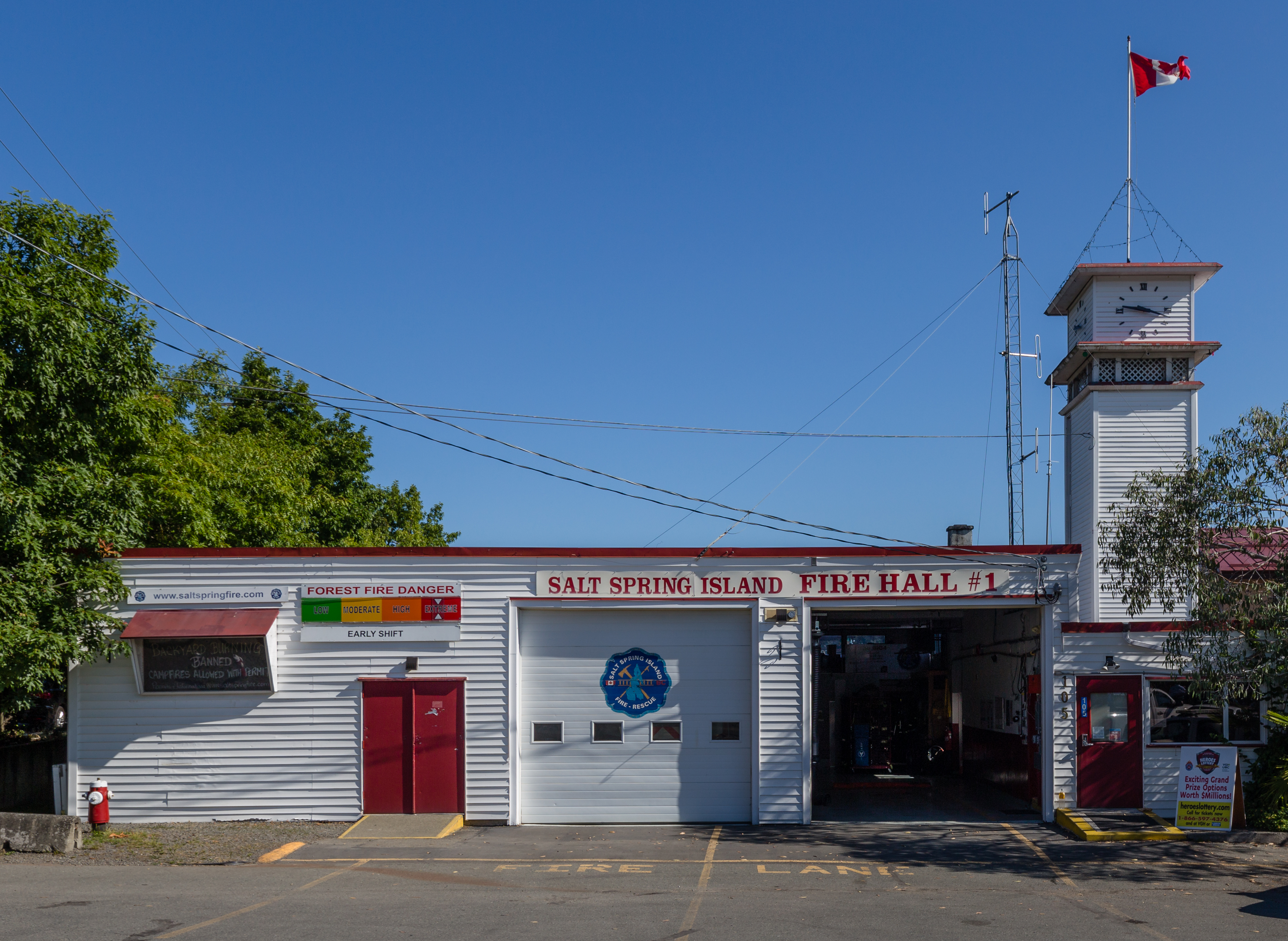 Saltspring Island Fire Hall, Ganges, British Columbia, Canada 01