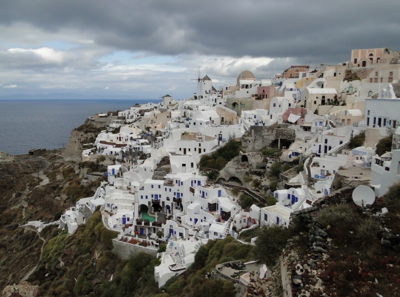 View of Oia, Santorini