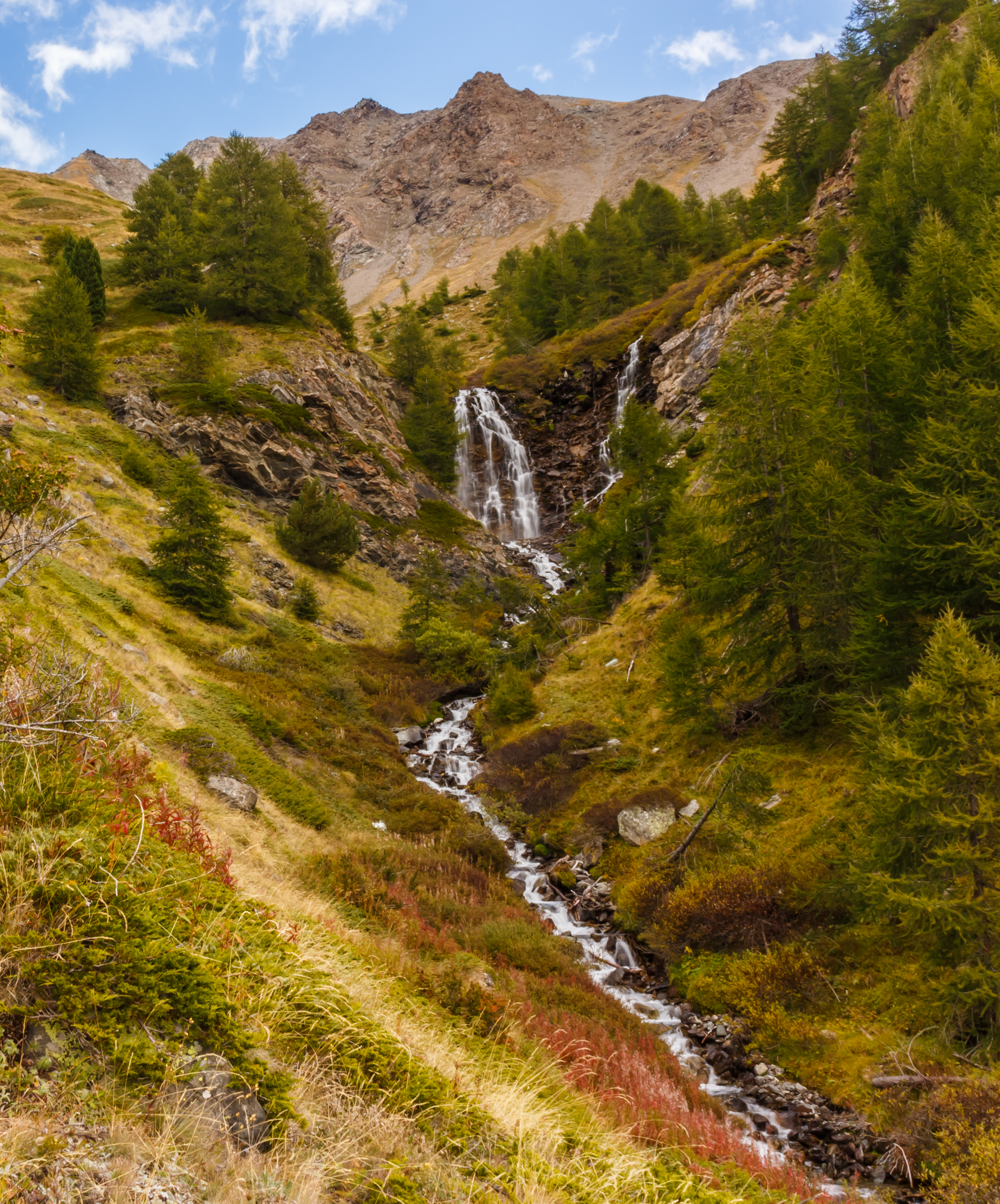 Bergtocht van Gimillan (1805m.) naar Colle Tsa Sètse in Cogne Valley (Italië) 038