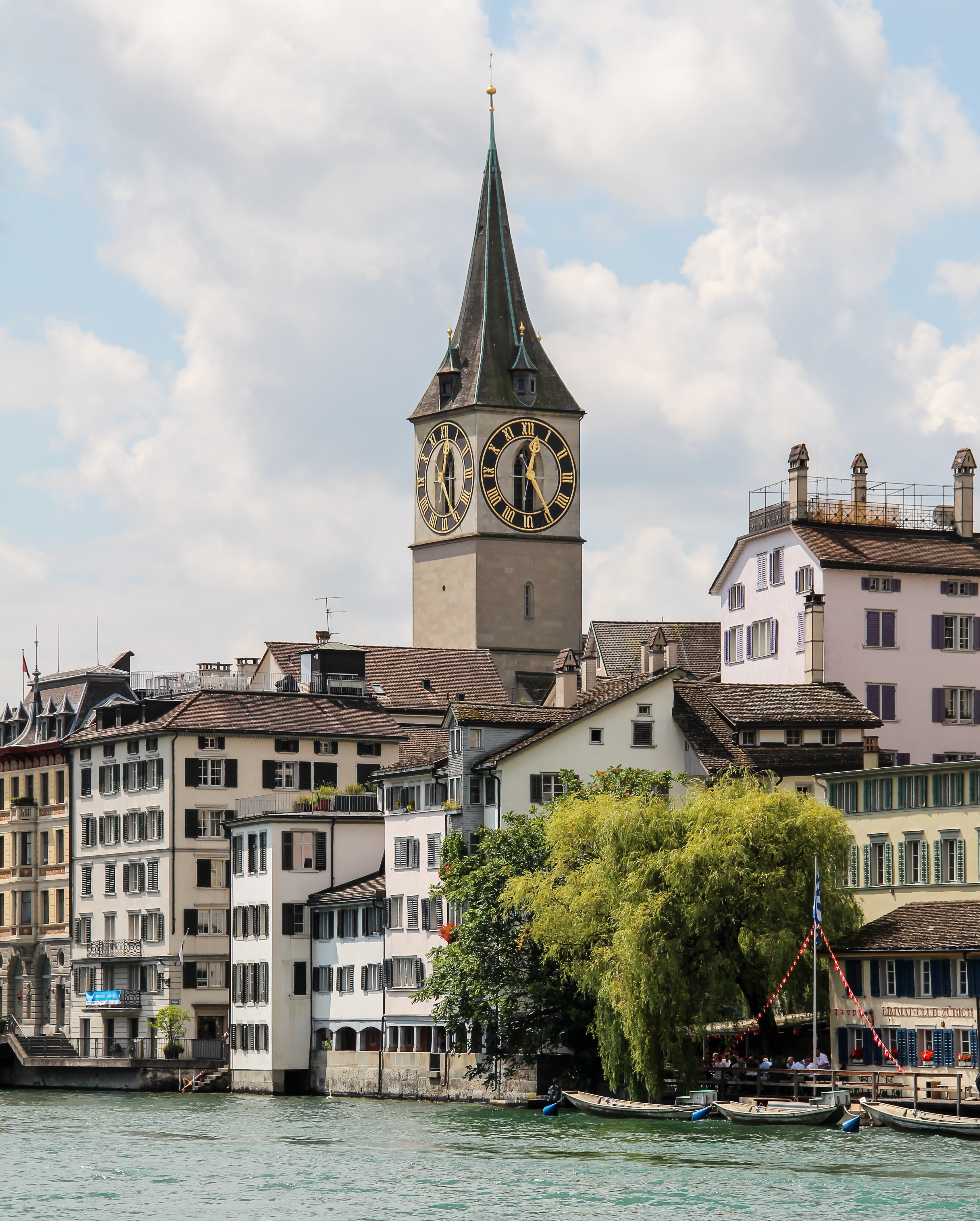 Zürich (Schweiz), Ufer des Limmat -- 2011 -- 1391