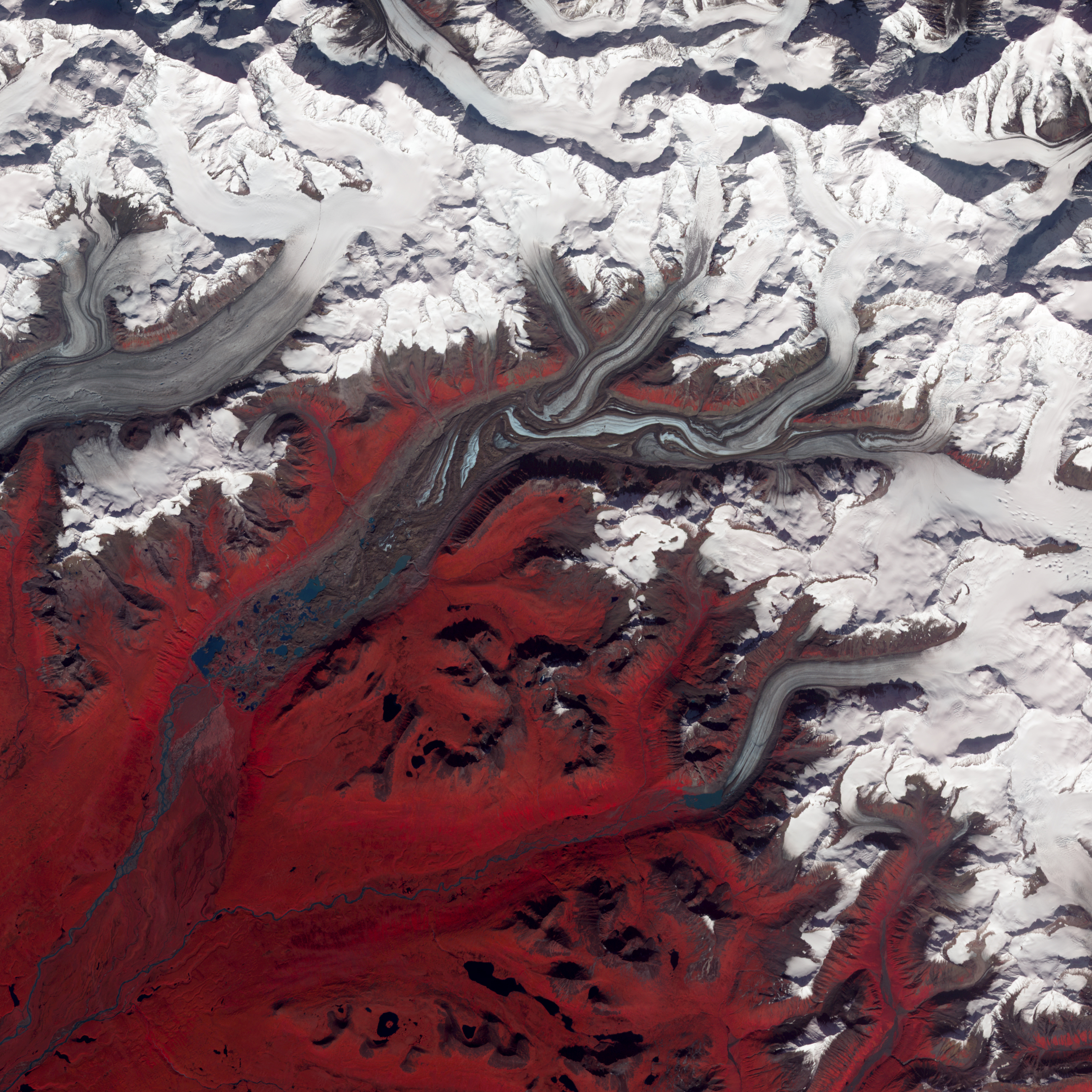 Susitna Glacier, Alaska