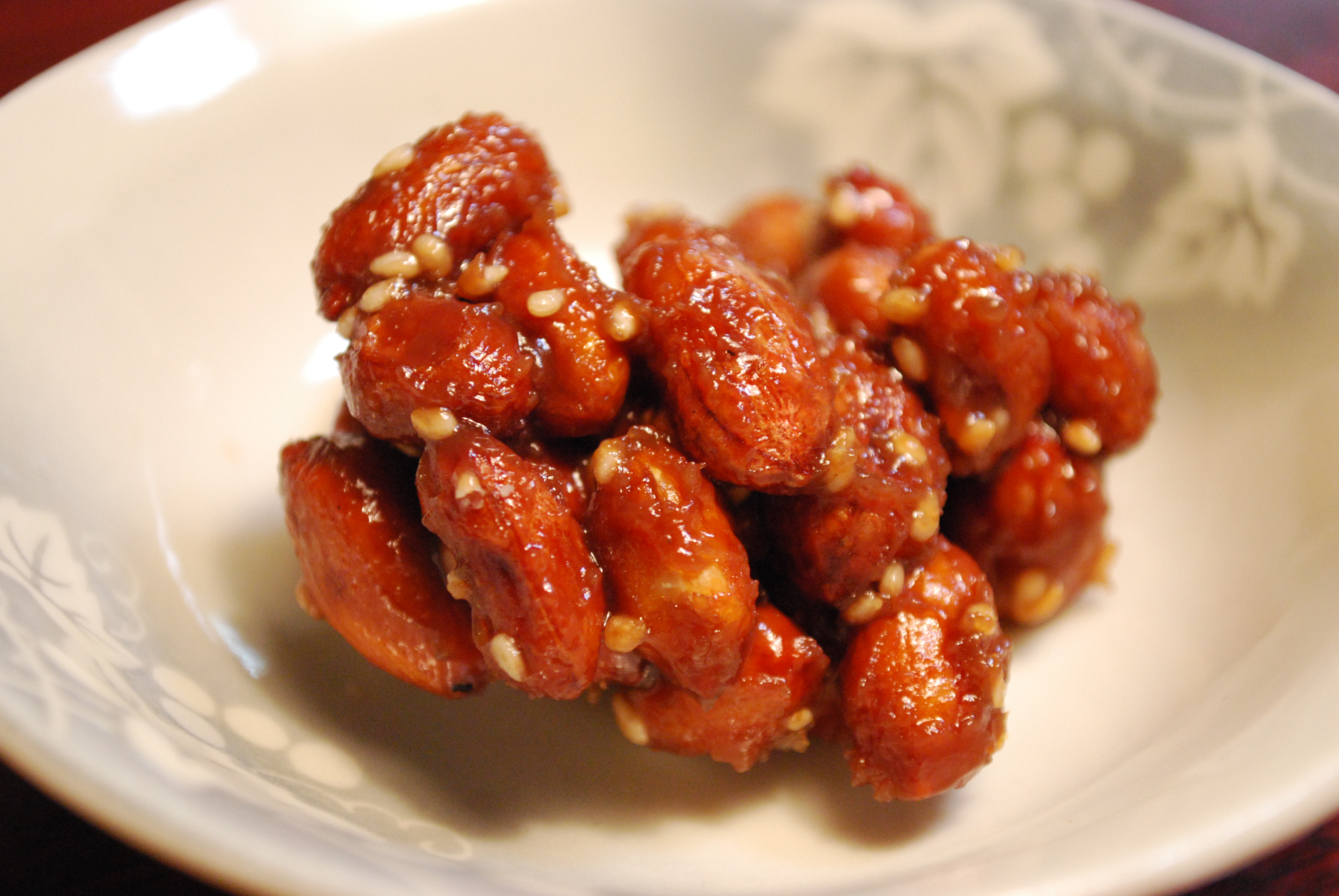 Intertwined a peanut and miso and sugar,Katori-city,Japan