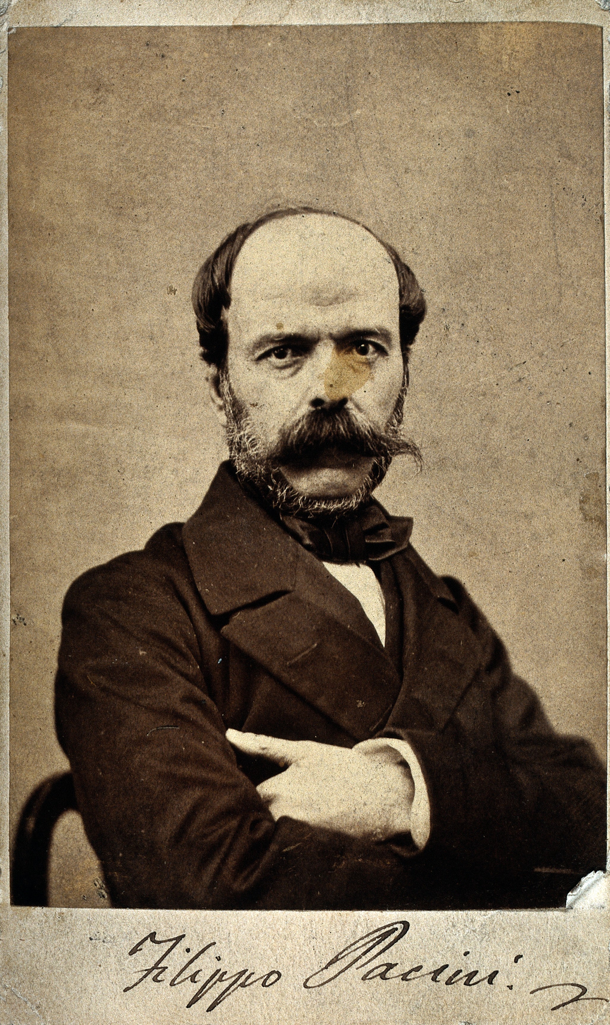 Filippo Pacini. Photograph by A. Hautmann e Ca. Wellcome V0026955