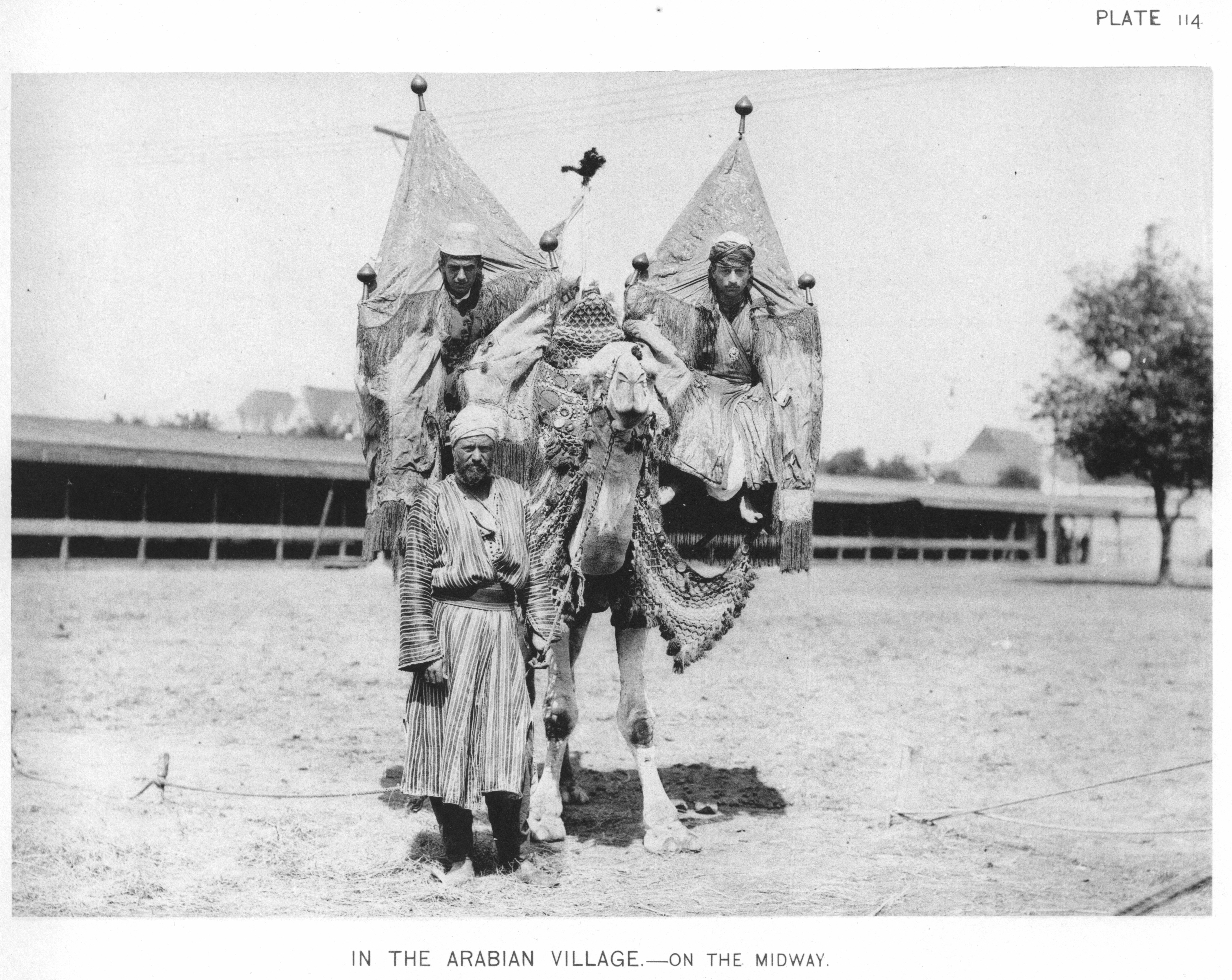 In The Arabian Village--On The Midway — Official Views Of The World's Columbian Exposition — 114