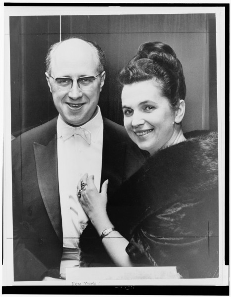 Mstislav Rostropovich and Galina Vishnevskaya NYWTS