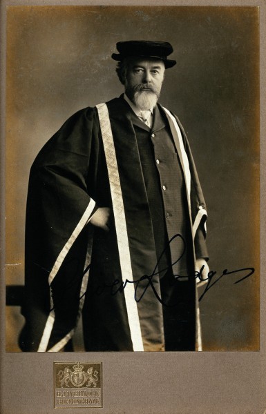 Sir Oliver Joseph Lodge. Photograph by H.J. Whitlock. Wellcome V0026736