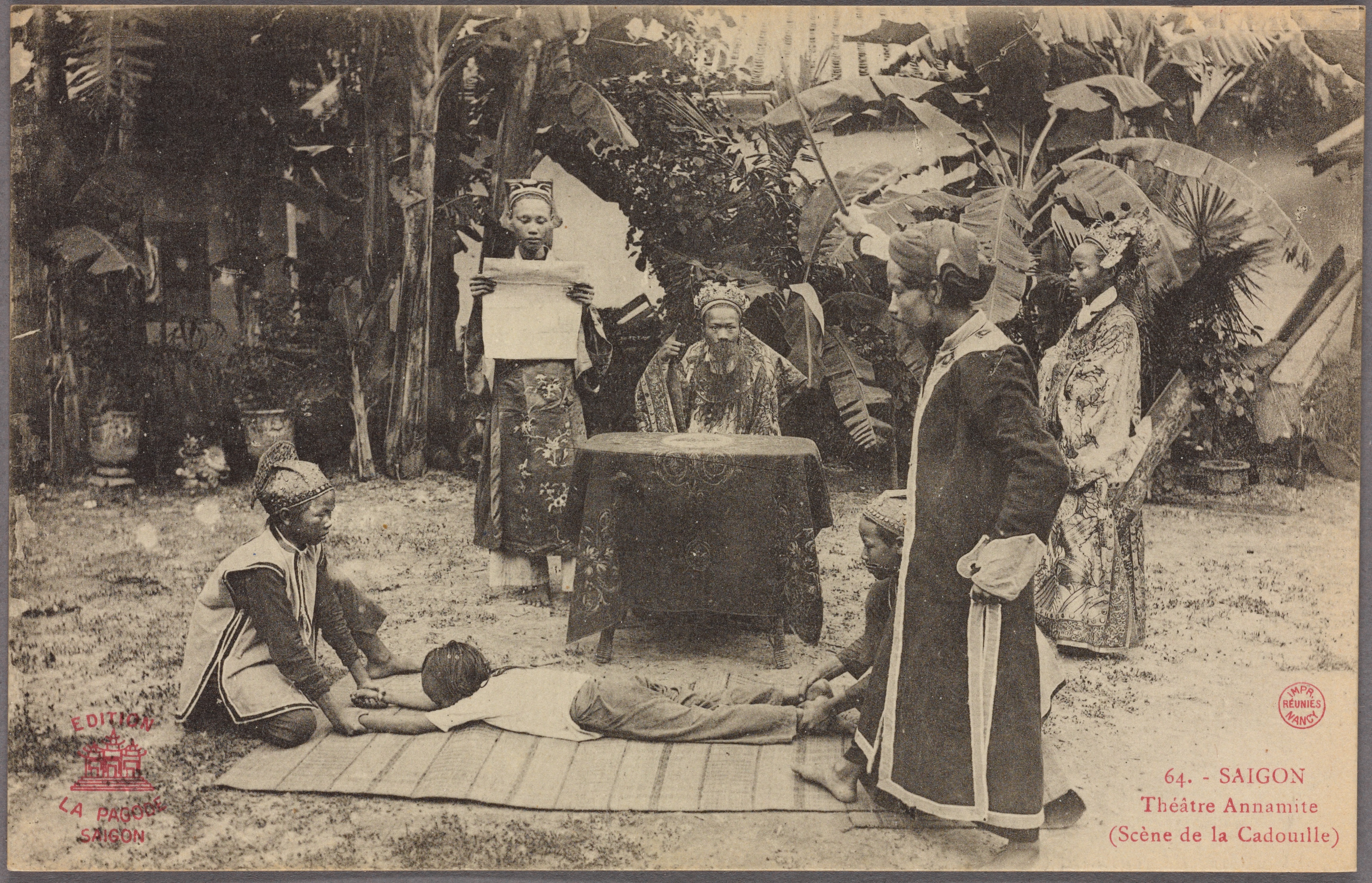 Saigon. Théâtre Annamite (scène de la Cadouille) (NYPL Hades-2359999-4044764)