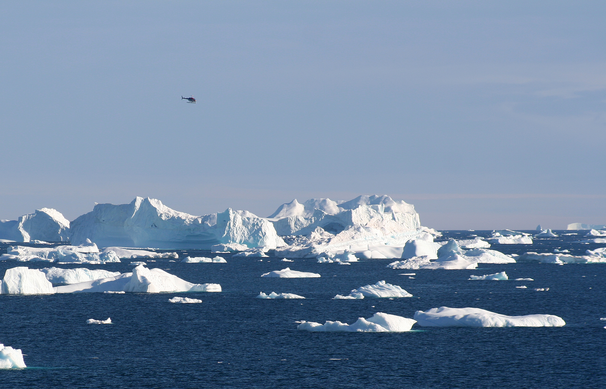 iceberg picture from helicopter