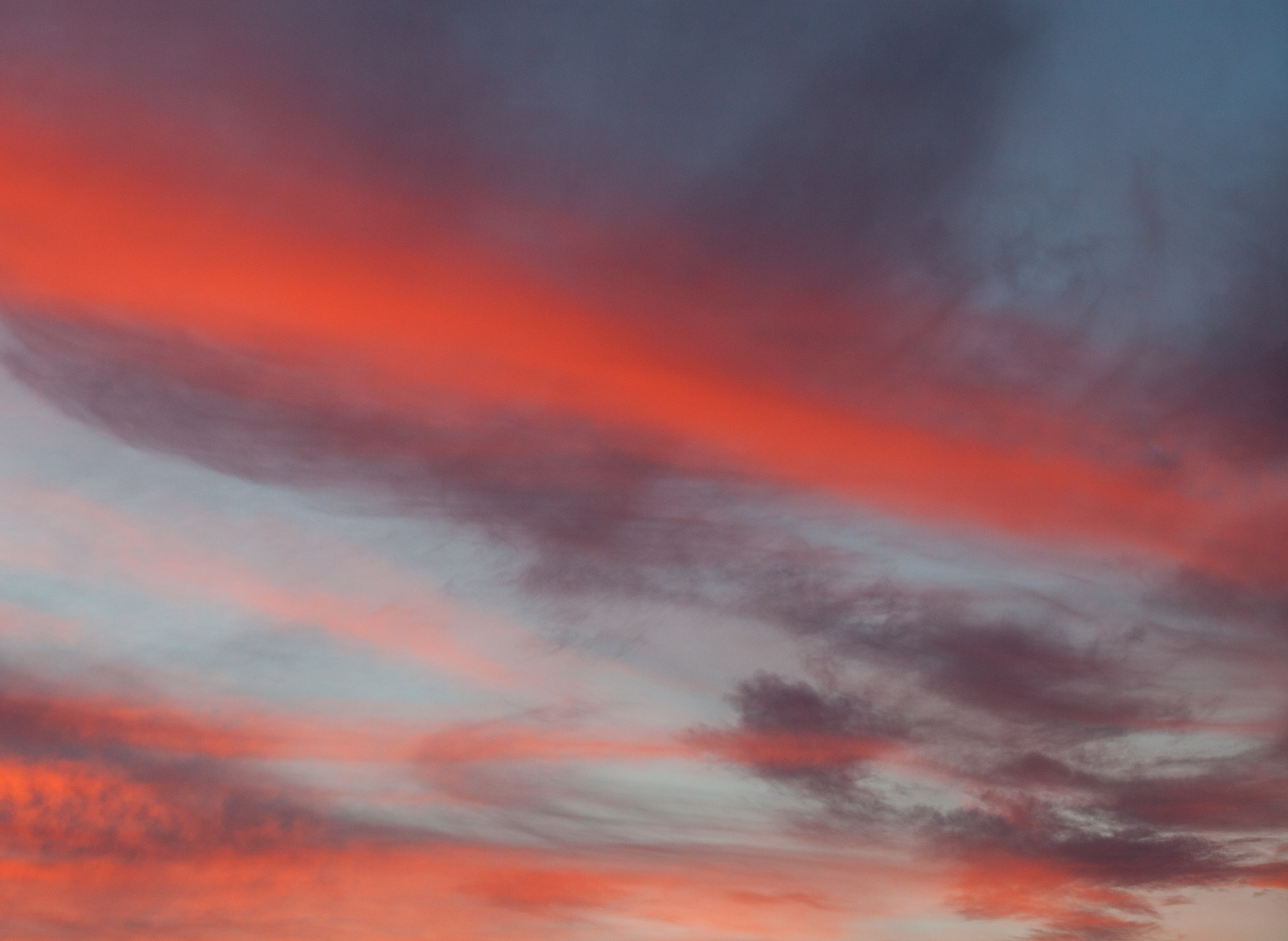 sky over Lviv, Ukraine in December 2014, picture 1