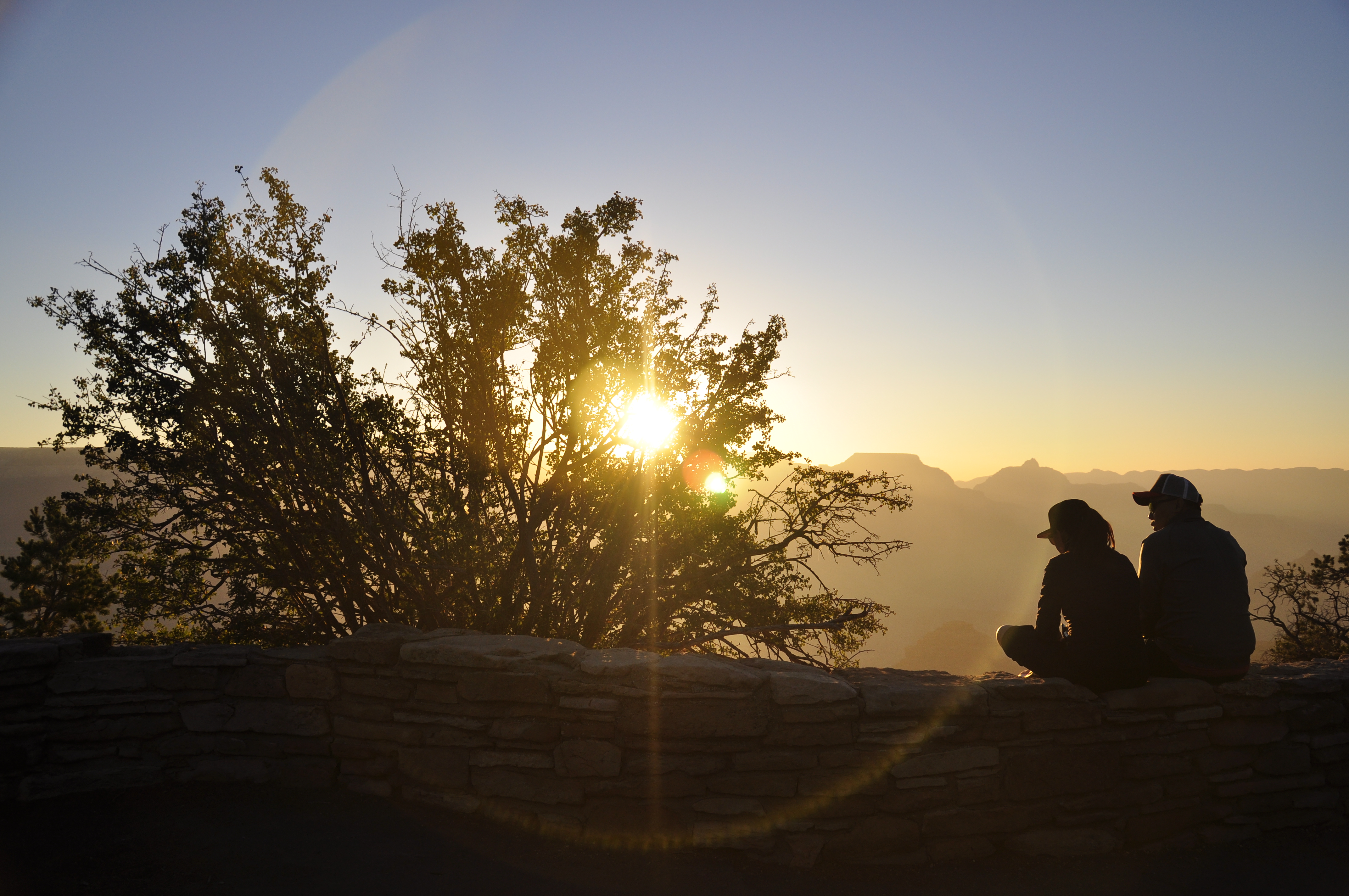 Watching Sunrise at Grand Canyon with Him