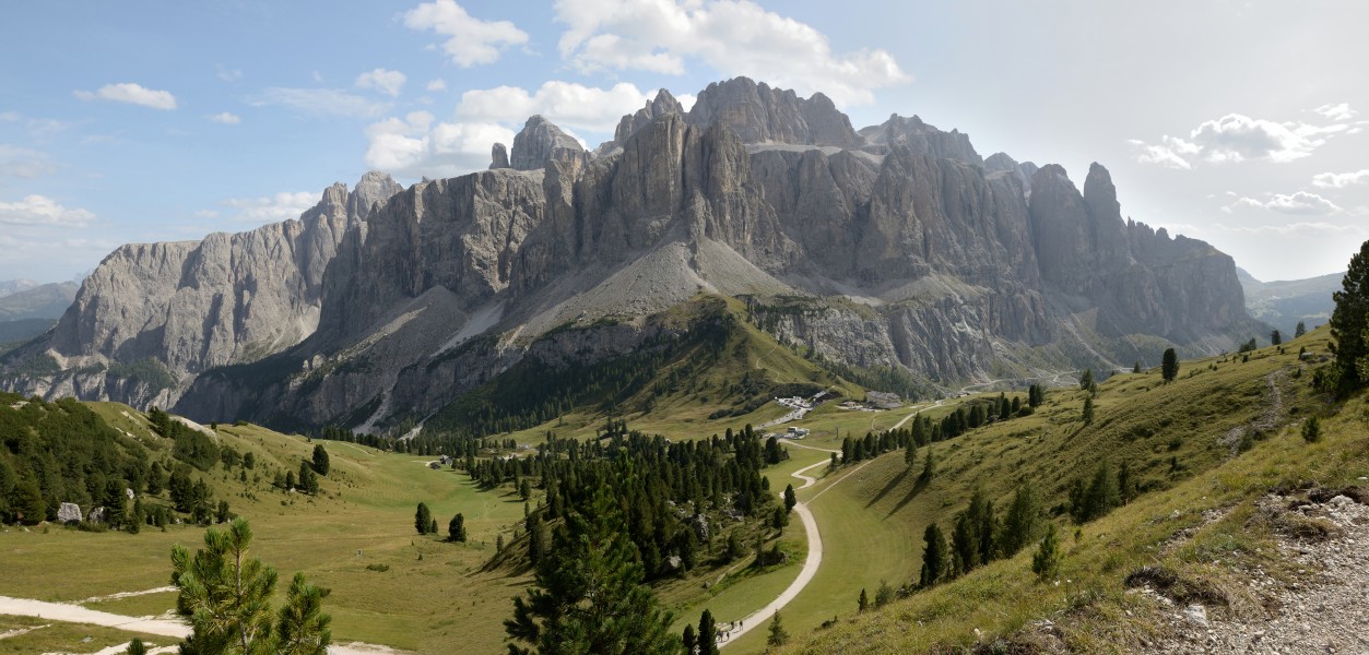 Frea pass Sella group Dolomites