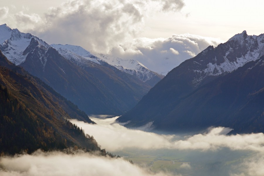 Fuscher Tal Herbstnebel 